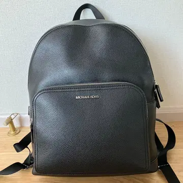 MICHAEL KORS 블랙 가죽 백팩