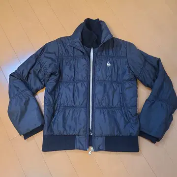 블랙 다운 자켓 퀼팅