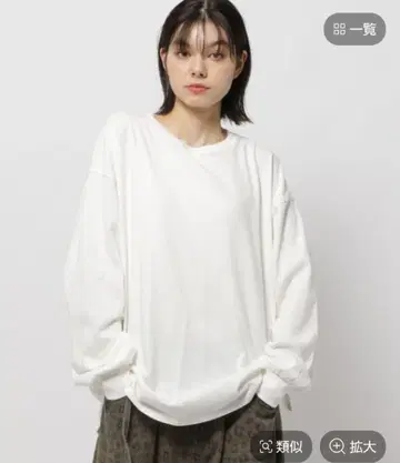 니코앤드 컬러마이스터 롱 티셔츠 화이트 택 포함 새상품