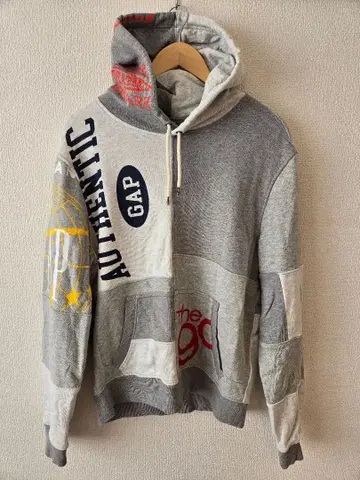 GAP 후드티 그레이 2018 로고 리믹스 컬렉션