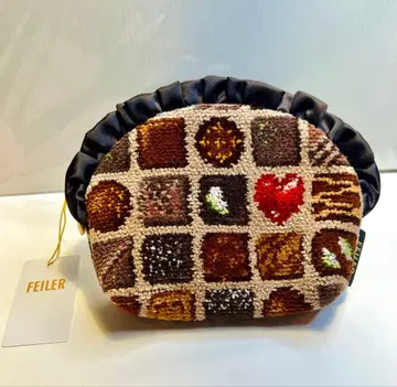 코프레 드 쇼콜라 베이지 파우치 메이크업 파우치 기프트 페이러