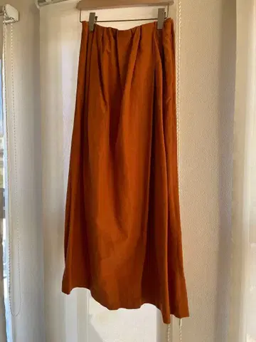 SLOBE IENA 오렌지 롱 스커트