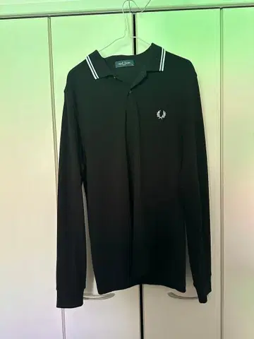 블랙 피케 셔츠 긴팔