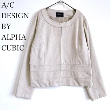 새상품급 노카라 자켓 빅 사이즈 15호 자카드 시치고산 포멀