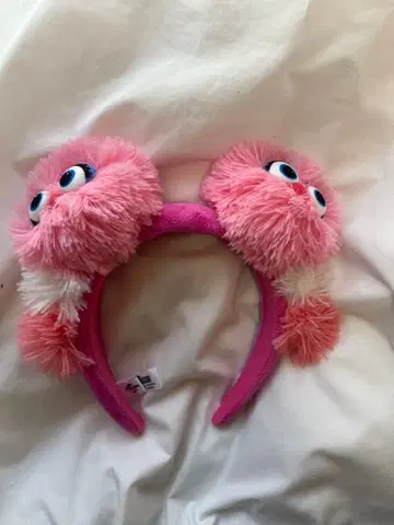 유니버셜 머리띠 핑크 세서미 스트릿