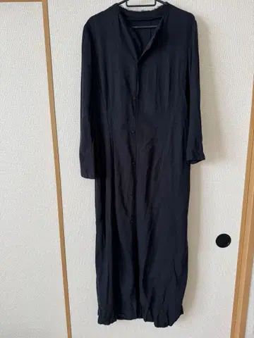 요지 야마모토 블랙 롱 셔츠