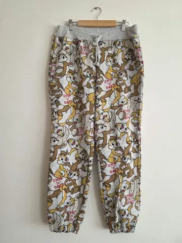 새상품 미사용 칩&데일 바지 맨투맨 팬츠 디즈니 칩데