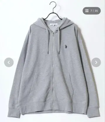 [ 새상품 ] U.S. POLO ASSN. 별주 맨투맨 집업 후드티 L