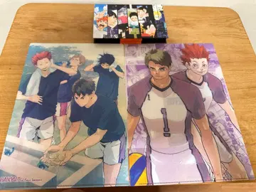 하이큐!! 시라토리자와 학원 고교 클리어 파일 & 메모장 & 스티커 세트