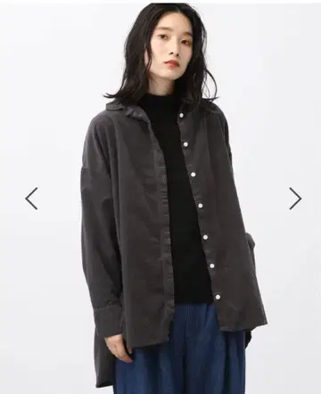 스튜디오 클립 제품 염색 셔츠 코듀로이 튜닉