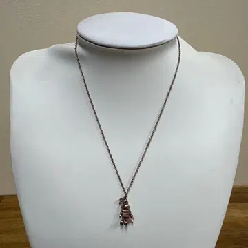 로봇형 펜던트 목걸이 실버