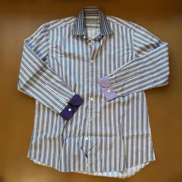 ETRO 스트라이프 긴팔 셔츠 41