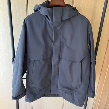 하이브리드 다운 오버사이즈 파카 / 유니클로+J / 다크 그린 / M