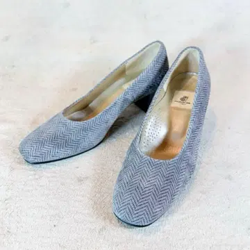 [ 새상품급 ] madras 헤링본 펌프스 그레이 23.5cm