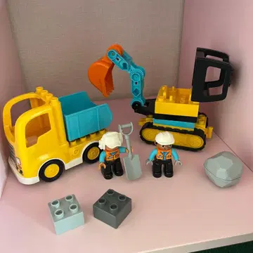 레고 듀플로 트럭과 굴착기 10931