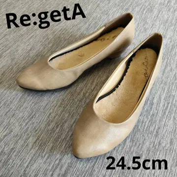 Re:getA 스틸레토 펌프스 베이지 24.5cm