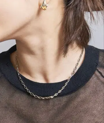 메탈 스마트 체인 목걸이 b&y