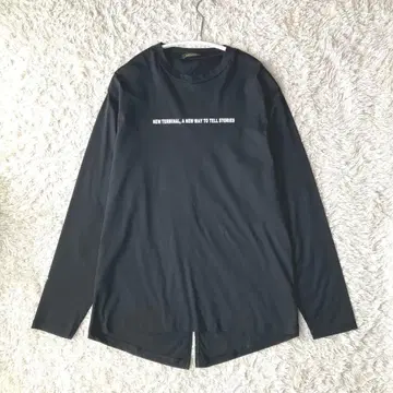 택없는 새상품 밴야드 스톰 백 슬릿 긴팔 티셔츠