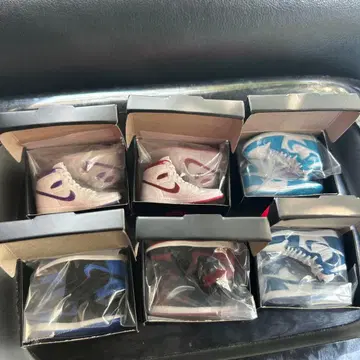 NIKE 미니어처 스니커즈 6개 세트