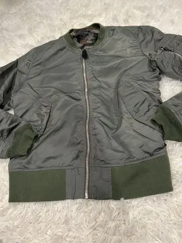 알파 MA-1 밀리터리 자켓 카키