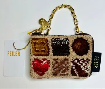 코프레 드 쇼콜라 베이지 사이드 파우치 체인 포함 기프트 초코