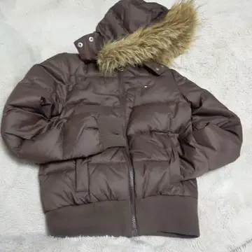 tommygirl 다운 S 사이즈 브라운