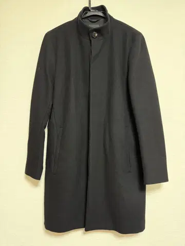 theory 세오리 스탠드 카라 캐시미어 혼방 롱 코트 S