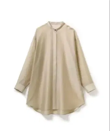 B-THREE 셔츠 원피스 베이지