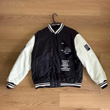 ZARA 패치 후데트 스타디움 점퍼 남성용