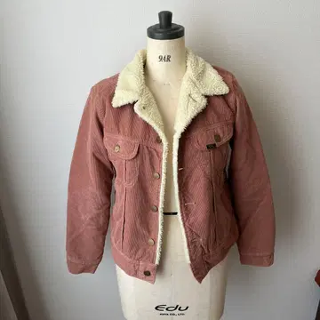 Lee MILKFED 스톰 라이더 핑크 보아 자켓