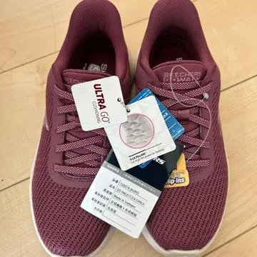 SKECHERS 슬립인스 와인 레드 계열 23cm