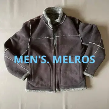 MEN'S. MELROS 남성용 멜로즈 보아 안감 집업 블루종 M