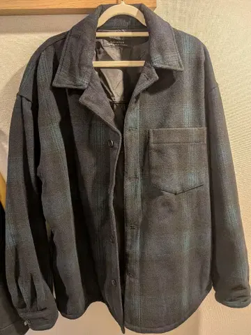 나노 유니버스 플란넬 체크 커버올