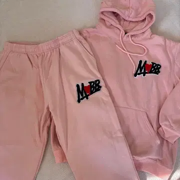 MOBB 후디 & 팬츠 세트 핑크