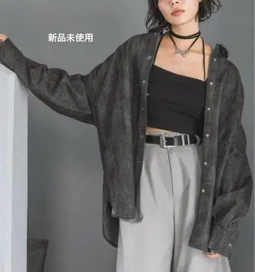 새상품 페이지 보이 오버 사이즈 셔츠