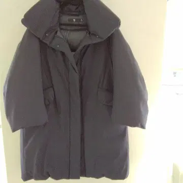 후드 부착 다운 자켓 XL 네이비