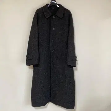 로페 마드모아젤 남성용 가운 코트 그레이 롱 코트 따뜻한 DMW