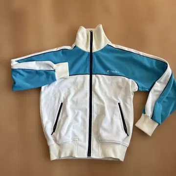 medico 집업 자켓 화이트/블루