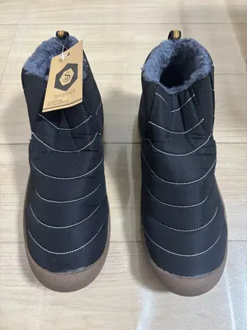 SIXSPACE 스노우 부츠 신발 방수 방한 신발 27cm 블랙