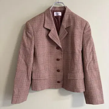 Aylesbury 여성용 자켓 레트로 브라운 체크 L