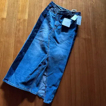 INDIMARK 슬림핏 데님 스커트