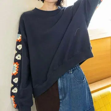 niko and - 크로셰 콤비 풀오버