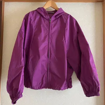 [미사용 새상품] 띠어리 럭스 나일론 블루종 퍼플