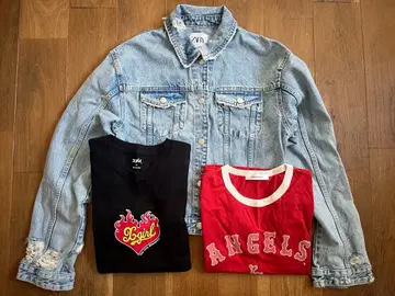 ZARA 데님 자켓 X-girl MOUSSY 티셔츠