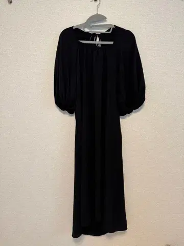 블랙 롱 드레스 F 사이즈