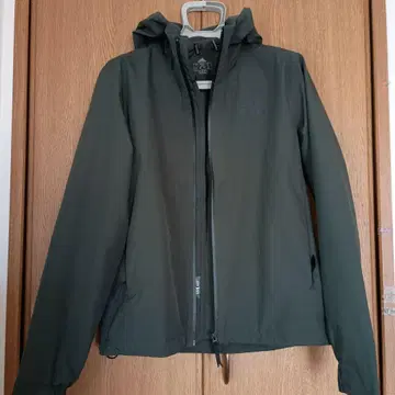 adidas RAIN RDY 후드 부착 자켓 올리브 그린