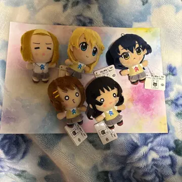 케이온 볼체인 달린 봉제 인형 여름옷 버전