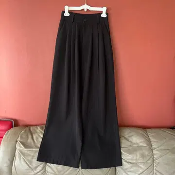 와이드 팬츠 폴리에스테르 100% 허리 68~76