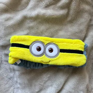 미니언 헤어밴드 플리스 소재