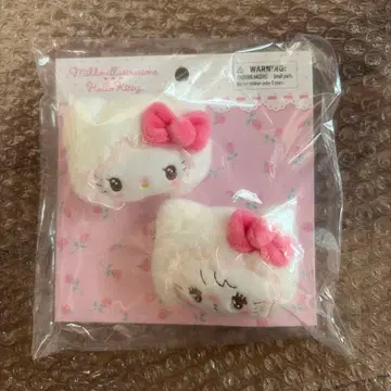 mikko 산리오 캐릭터즈 헤어 클립 세트 무스 키티